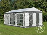 Tenda para festas PLUS 3x6m PE, Cinza/Branco