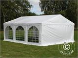 Partyzelt Original 5x6m PVC, Weiß