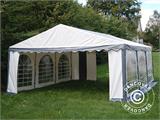 Šator za zabave Original 5x6m PVC, Siva/Bijela