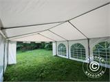 Tendone per feste Original 5x6m PVC, Grigio/Bianco