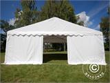 Tente de réception Exclusive 6x10m PVC, Blanc