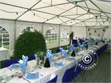 Marquee Exclusive 6x10 m PVC, White Marquee Exclusive 6x10 m PVC, White