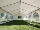 Tente de réception Original 4x6m PVC, "Arched", Blanc