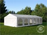 Tendone per feste, Exclusive CombiTents® 6x12m, 4 in 1, Bianco