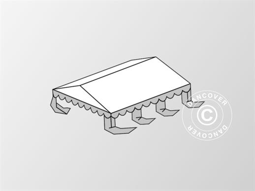 Dachplane für das Partyzelt Original 6x6m PVC, Weiß/Grau