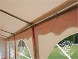 Šator za zabave Original 6x8m PVC, Crvena/Bijela
