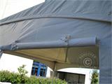 Pagodetent PartyZone 3x3m, PVC, Wit