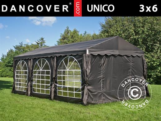 Šator za zabave UNICO 3x6m, Crna