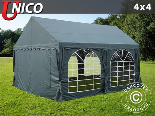 Tendone per feste UNICO 4x4m, Grigio scuro