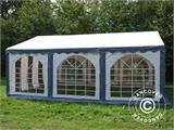 Šator za zabave Original 4X6m PVC, Siva/Bijela