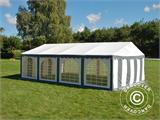 Partytent Original 4x8m PVC, Grijs/Wit