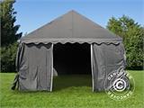 Šator za zabave UNICO 4x8m, Tamno-siva