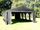Partyzelt UNICO 5x8m, Schwarz Partyzelt UNICO 5x8m, Schwarz
