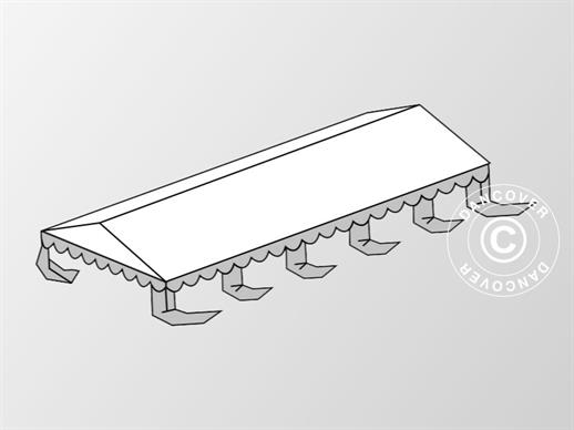 Tagdug til Partytelt Original 4x10m PVC, Hvid/Grå