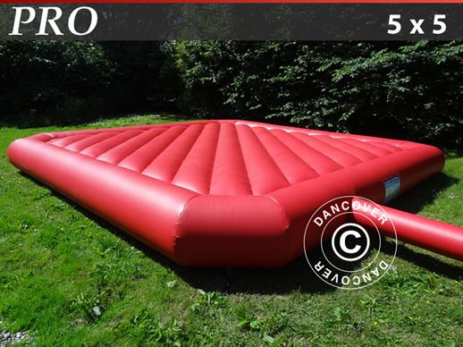 Cuscino gonfiabile 5x5m, Rosso, qualità per il noleggio