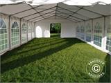 Šator za zabave, semi pro CombiTents® 7x12m, 4-u-1, Bijela