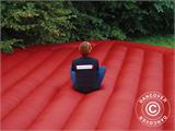 Bouncy pillow 9x9 m, Red, rental quality