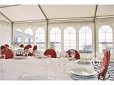 Professionele partytentent EventZone 9x9m PVC, Wit