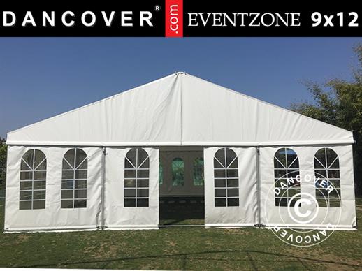 Profesjonelt partytelt EventZone 9x12m PVC, Hvit