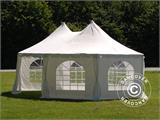 Carpa para Fiestas Elegance 6,8x5m, Blanco