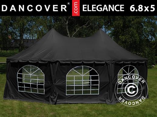 Marquee Elegance 6.8x5 m, Black