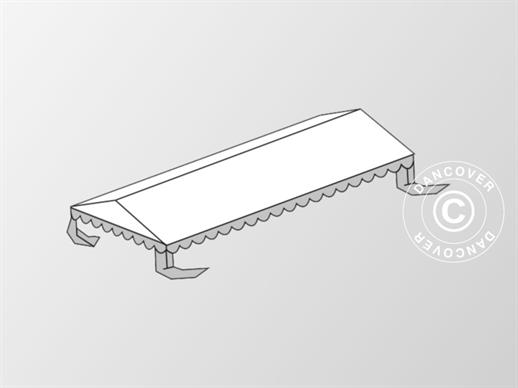 Stogo danga už Pobūvių Palapinė Plus 4x10m PE, Balta/Pilka