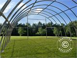 Tunnel agricole 9,15x12x4,5m, PVC, Blanc Tunnel agricole 9,15x12x4,5m, PVC, Blanc
