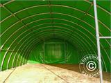 Armazém agrícola 9,15x20x4,5m, PVC, Verde