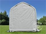 Tente de Stockage multiGarage 4x12x4,5x5,5m, Blanc