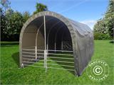 Namiot dla zwierząt gospodarskich 3x6x2,8m, PCV, Zielony