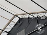 Skladišni šator Titanium 8x16,2x3x5m, Bijela/Siva