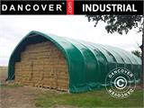 Skladišni šator/skladišni šator arched 9x15x4,42m s kliznim vratima, PVC, Zelena
