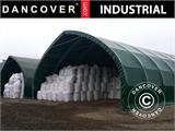 Skladišni šator/skladišni šator arched 10x15x5,54m s kliznim vratima, PVC, Zelena