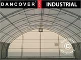 Skladišni šator/skladišni šator arched 12x16x5,88m s kliznim vratima, PVC, Bijela/Siva