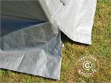 Carpa garaje PRO 3,6x6x2,68m PE, Gris