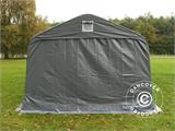 Carpa garaje PRO 3,6x6x2,68m PVC, Gris