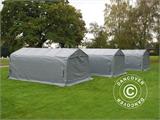 Carpa garaje PRO 3,6x6x2,68m PVC, Gris