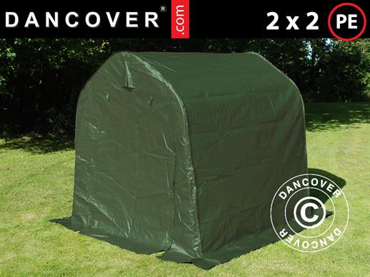 Skladišni šator PRO 2x2x2m PE, Zelena