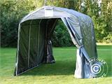 Carpa de almacenamiento PRO 2,4x3,6x2,34m PE, Gris