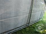 Tenda magazzino PRO 2,4x3,6x2,34m PE, Grigio