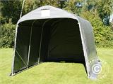 Opslagtent PRO 2,4x3,6x2,34m PVC, Grijs