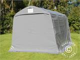 Tenda de armazenamento PRO 2,4x3,6x2,34m PVC, Cinza