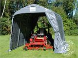 Carpa de almacenamiento PRO 2,4x3,6x2,34m PVC, Gris 