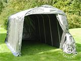 Carpa de almacenamiento PRO 2,4x6x2,34m PE, Gris