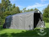 Tenda magazzino PRO 2,4x6x2,34m PE, Grigio