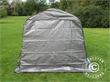 Carpa de almacenamiento PRO 2,4x6x2,34m PE, Gris