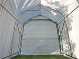 Skladišni šator PRO 2,4x6x2,34m, PE, Siva