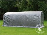 Tenda de armazenamento PRO 2,4x6x2,34m PE, Cinza