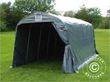 Opslagtent PRO 2,4x6x2,34m PVC, Grijs