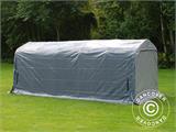 Opslagtent PRO 2,4x6x2,34m PVC, Grijs